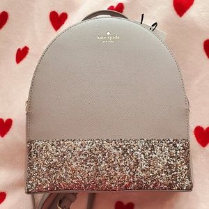 Kate Spade glitter back pack